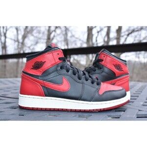 Nike Air Jordan 1 Retro High OG BG 'Bred' 2013  575441-023  Youth Size 6Y